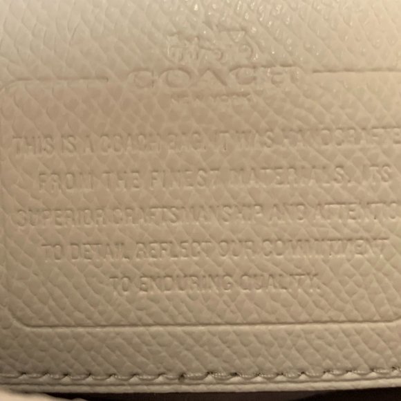 Coach Leather Handbag Light and Dark Gray - Picture 3 of 10